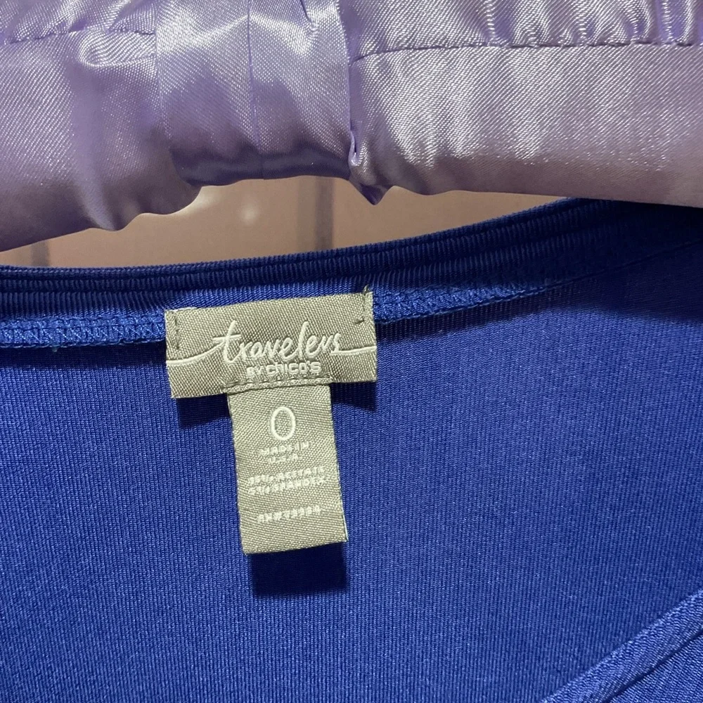 Blue Women's Top - Picture 3 of 4